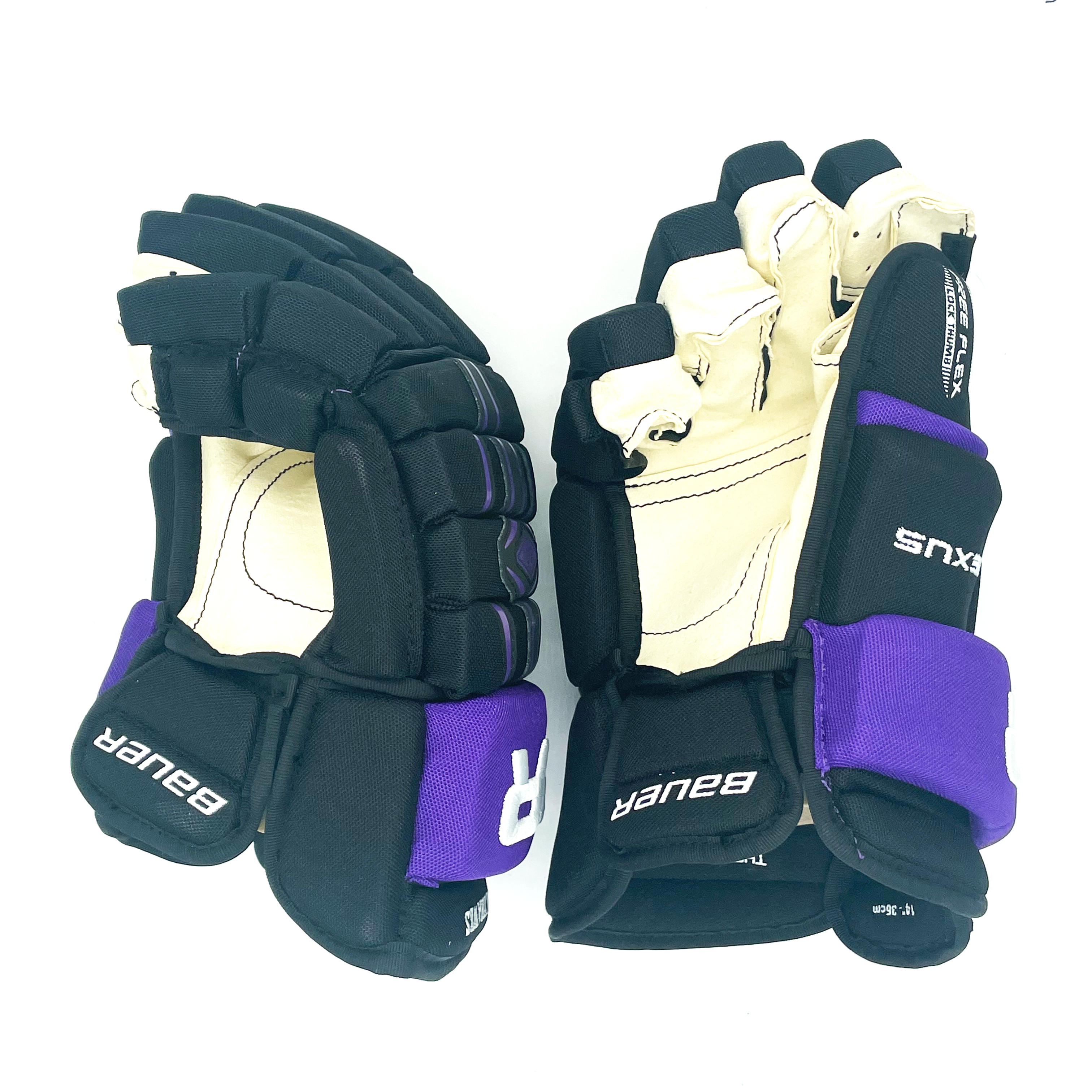 Gants Bauer Nexus Team - Gants NCAA Pro Stock (noir/violet)